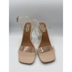 Women’s Steve Madden Size 9.5 Clear Block Heels